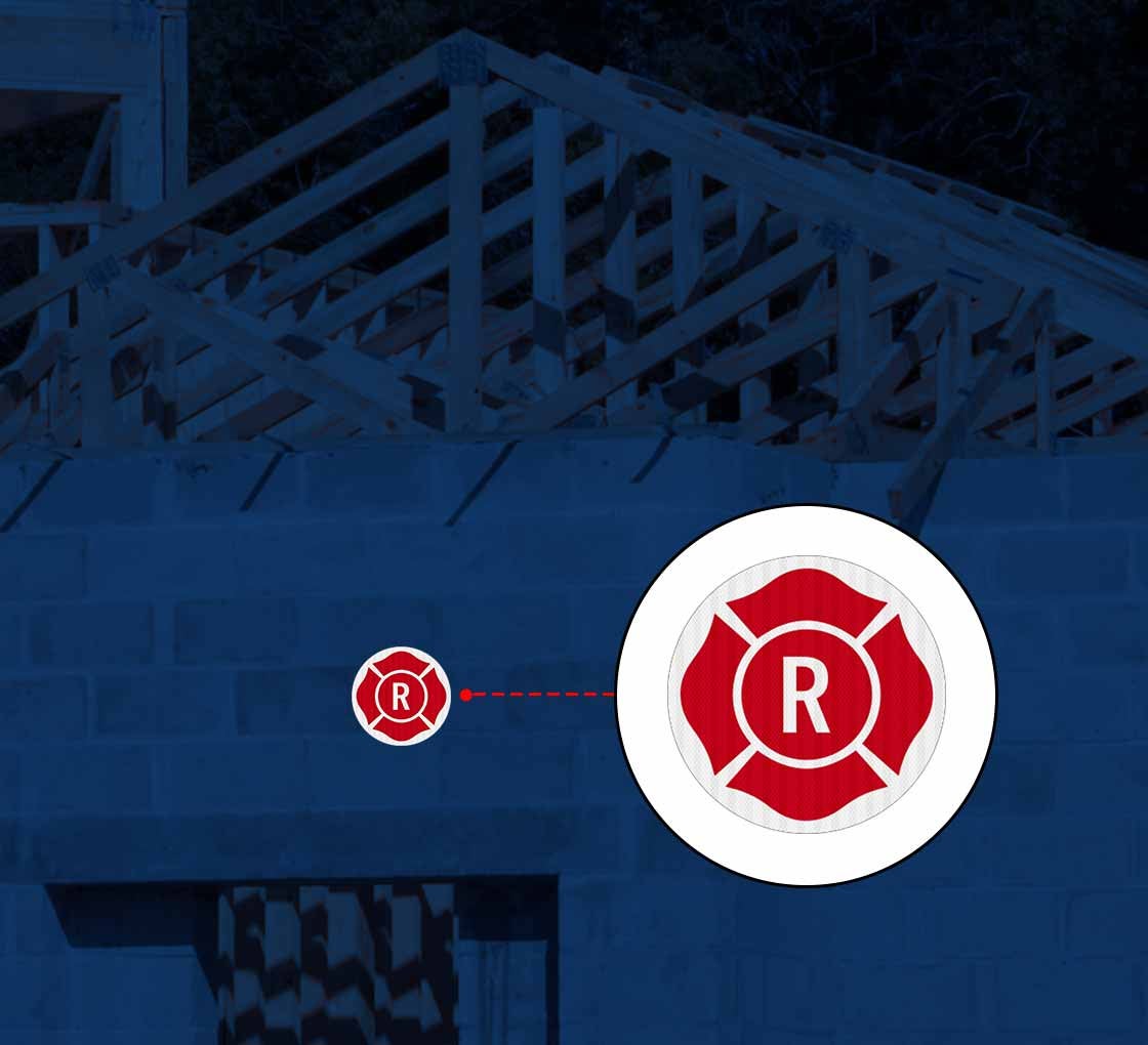 Florida Roof Truss Construction Decal (EGR Reflective)