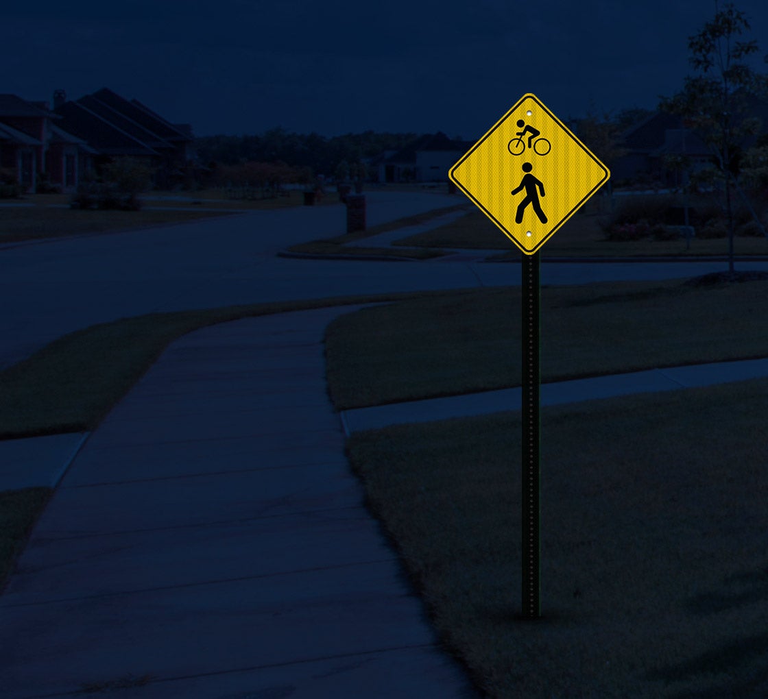 Share The Path Aluminum Sign (HIP Reflective)