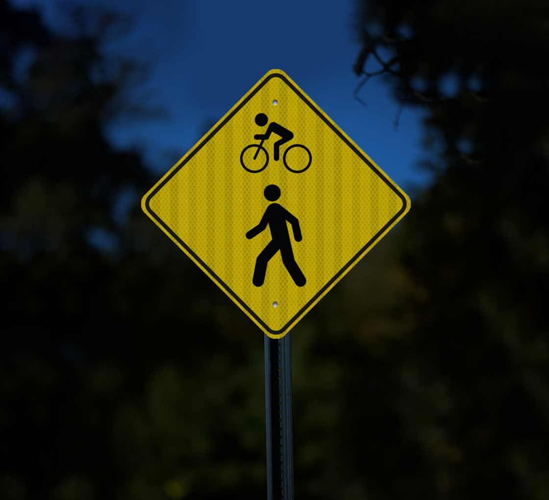 Share The Path Aluminum Sign (HIP Reflective)