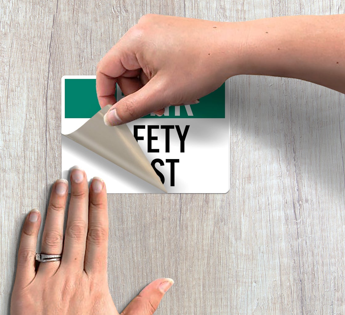 Think Safety First Decal (Non Reflective)