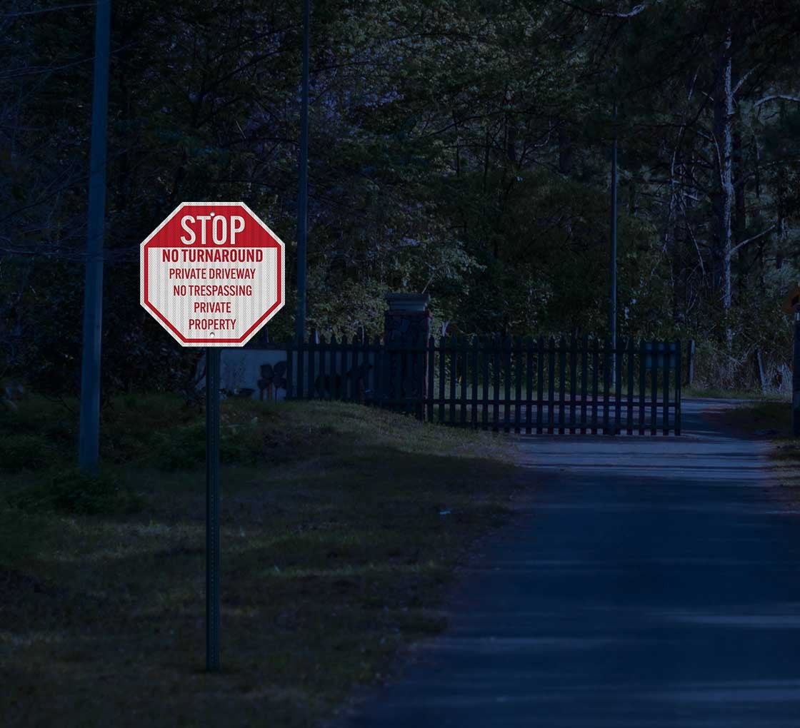"No Turn Arounds" Do Not Enter Road Sign – 18x24 Inches, Reflective Aluminum, Made In USA By Sigo Signs - View #10