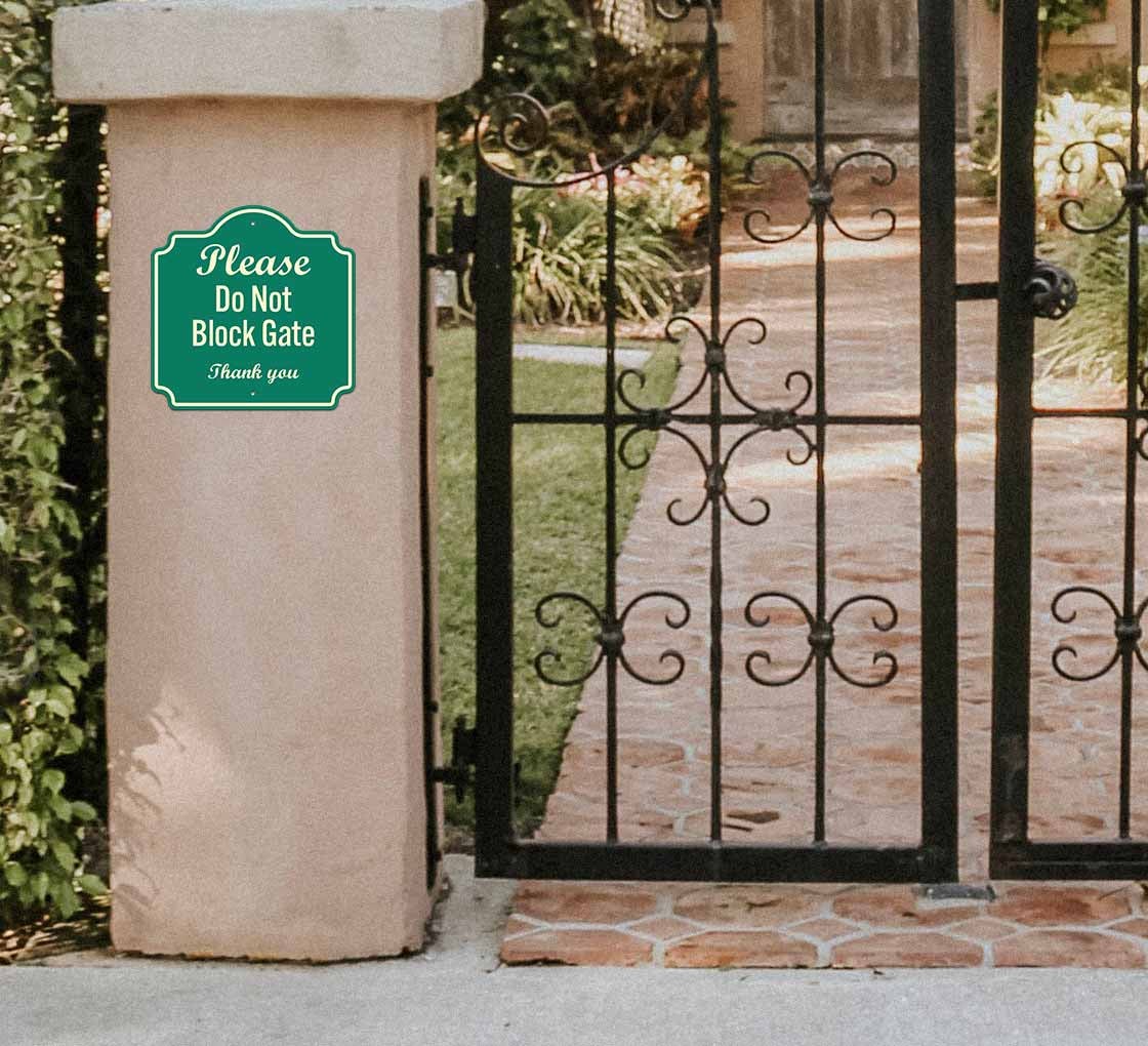 Eyoloty Dont Block Driveway Sign,Please Do Not Block The Driveway Thank You Sign