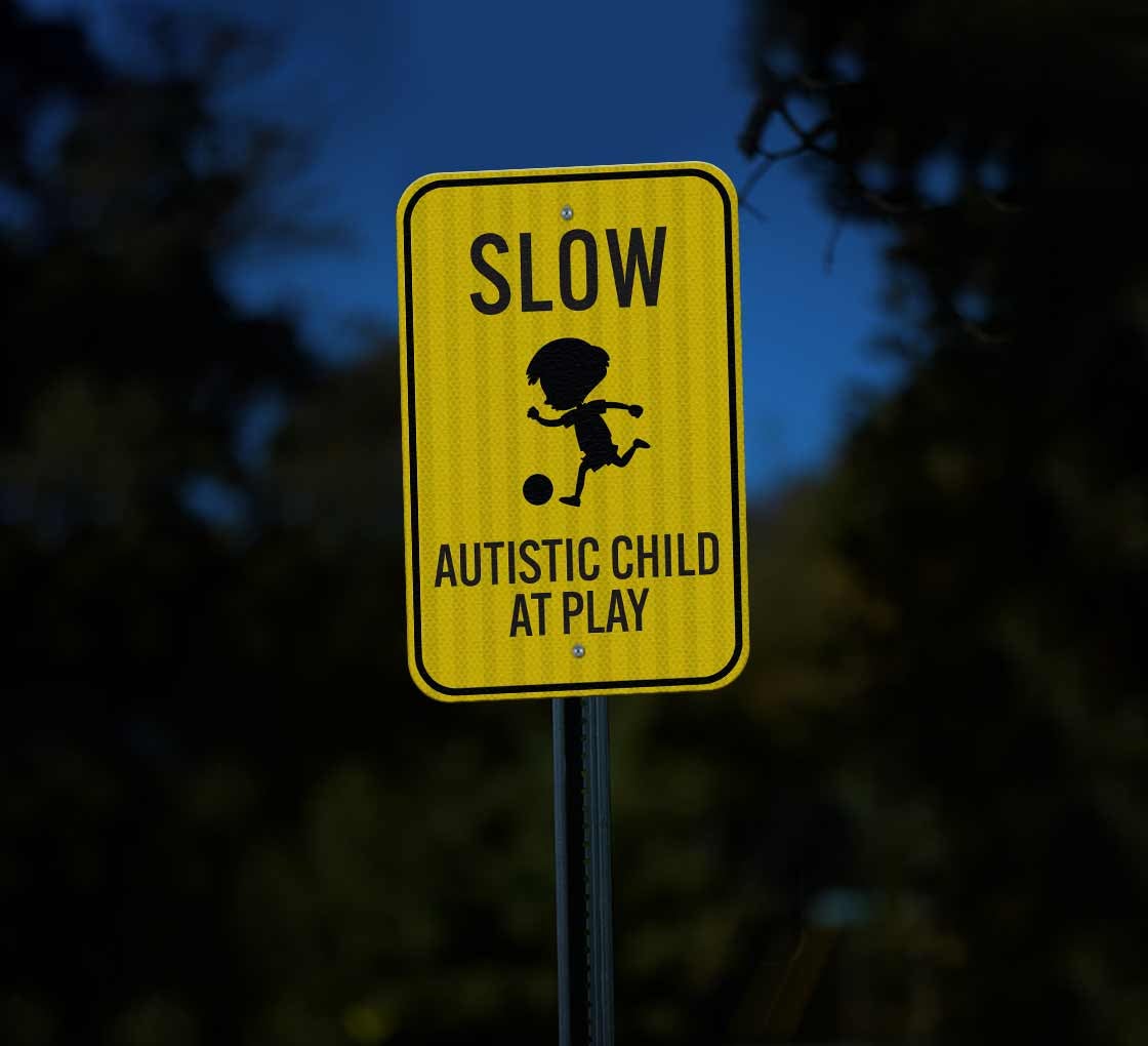 Autistic Children Playing Sign