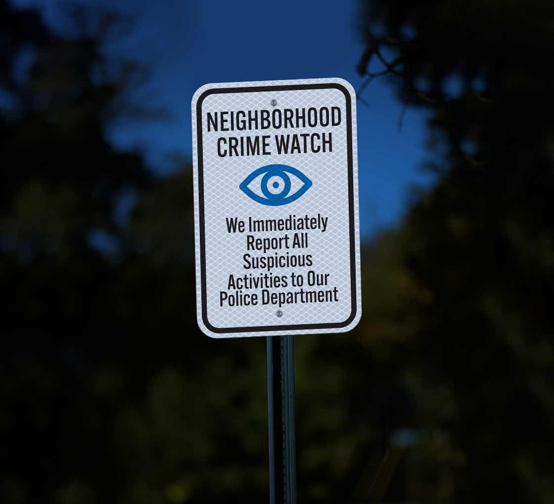 Shop for Neighborhood Crime Watch Aluminum Sign (Diamond