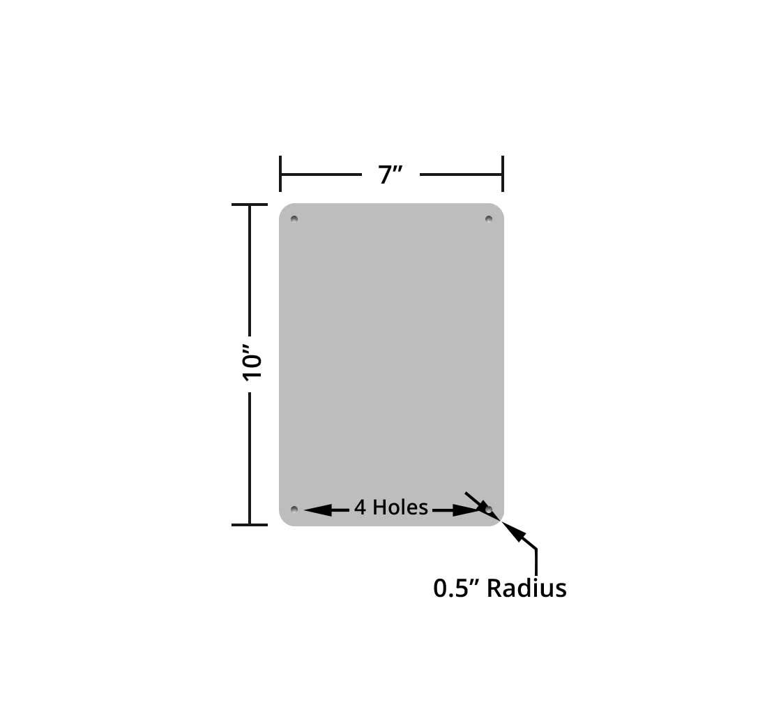 Firearms Are Prohibited Aluminum Sign (Non Reflective)