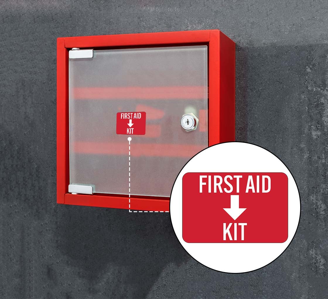 First Aid Kit Decal (Non Reflective)
