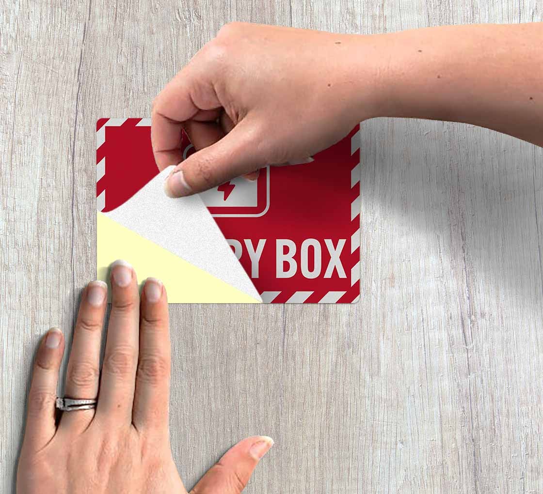 Battery Box Decal (Reflective)