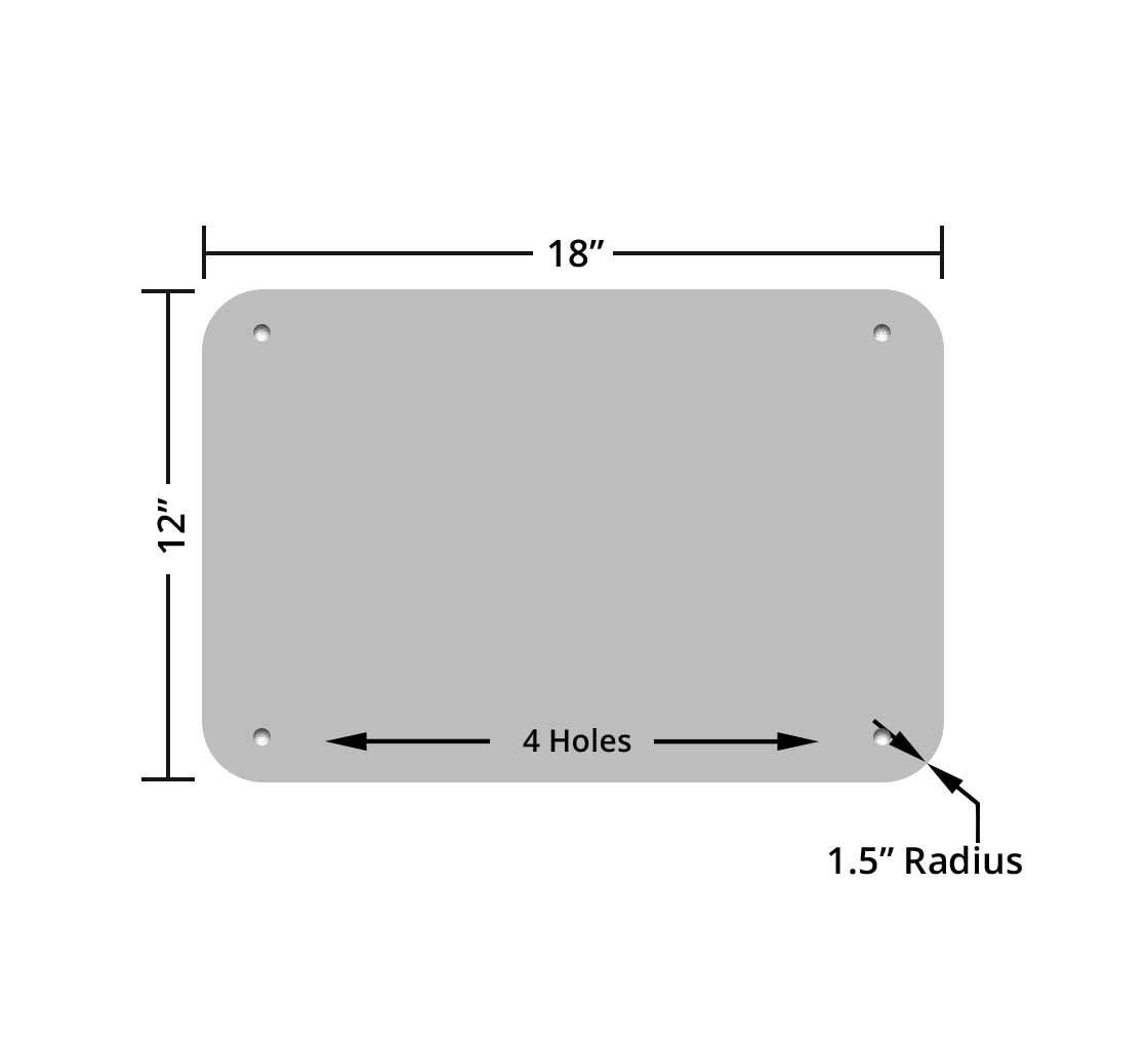 Guard Pug On Duty Aluminum Sign (Diamond Reflective)