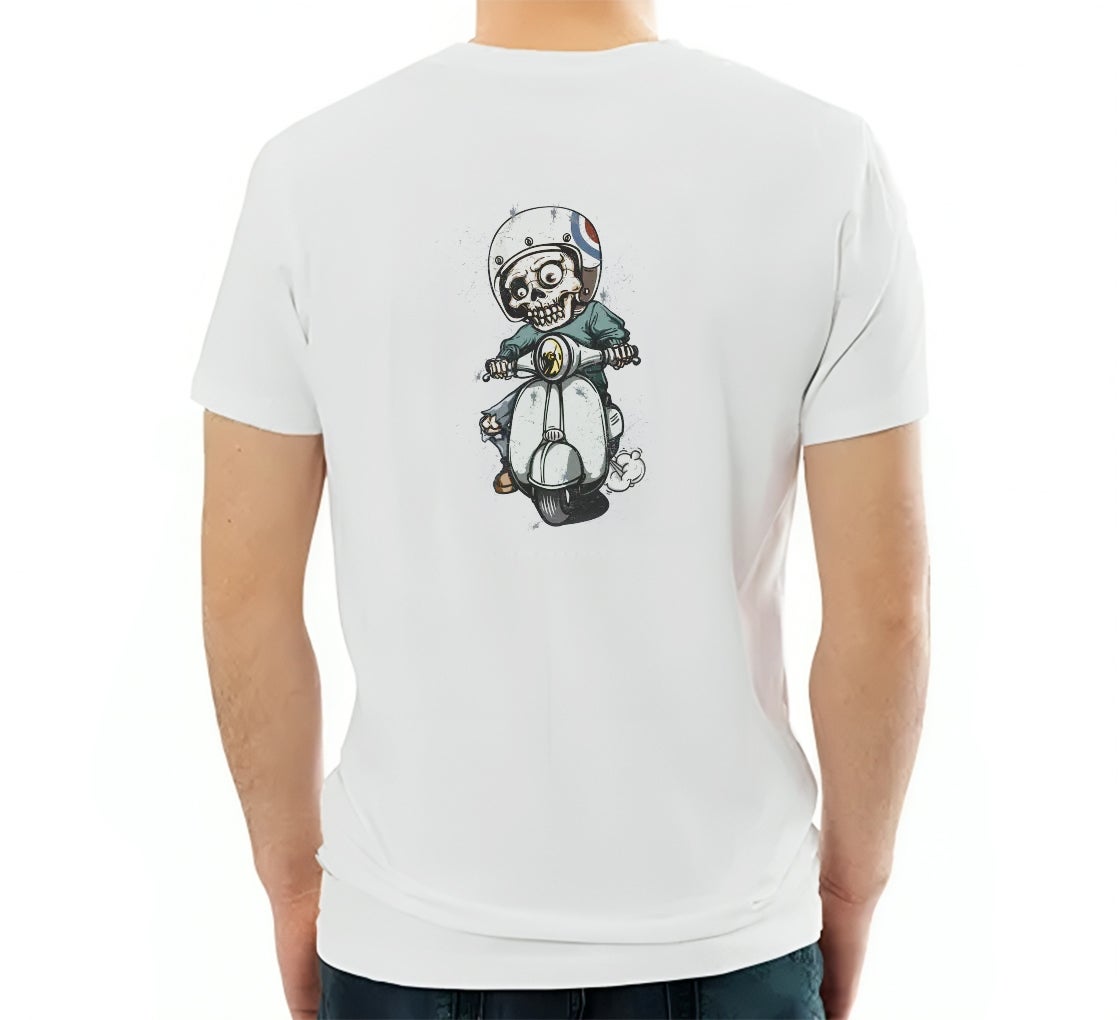 Men's Printed Organic T shirt - Crew Neck