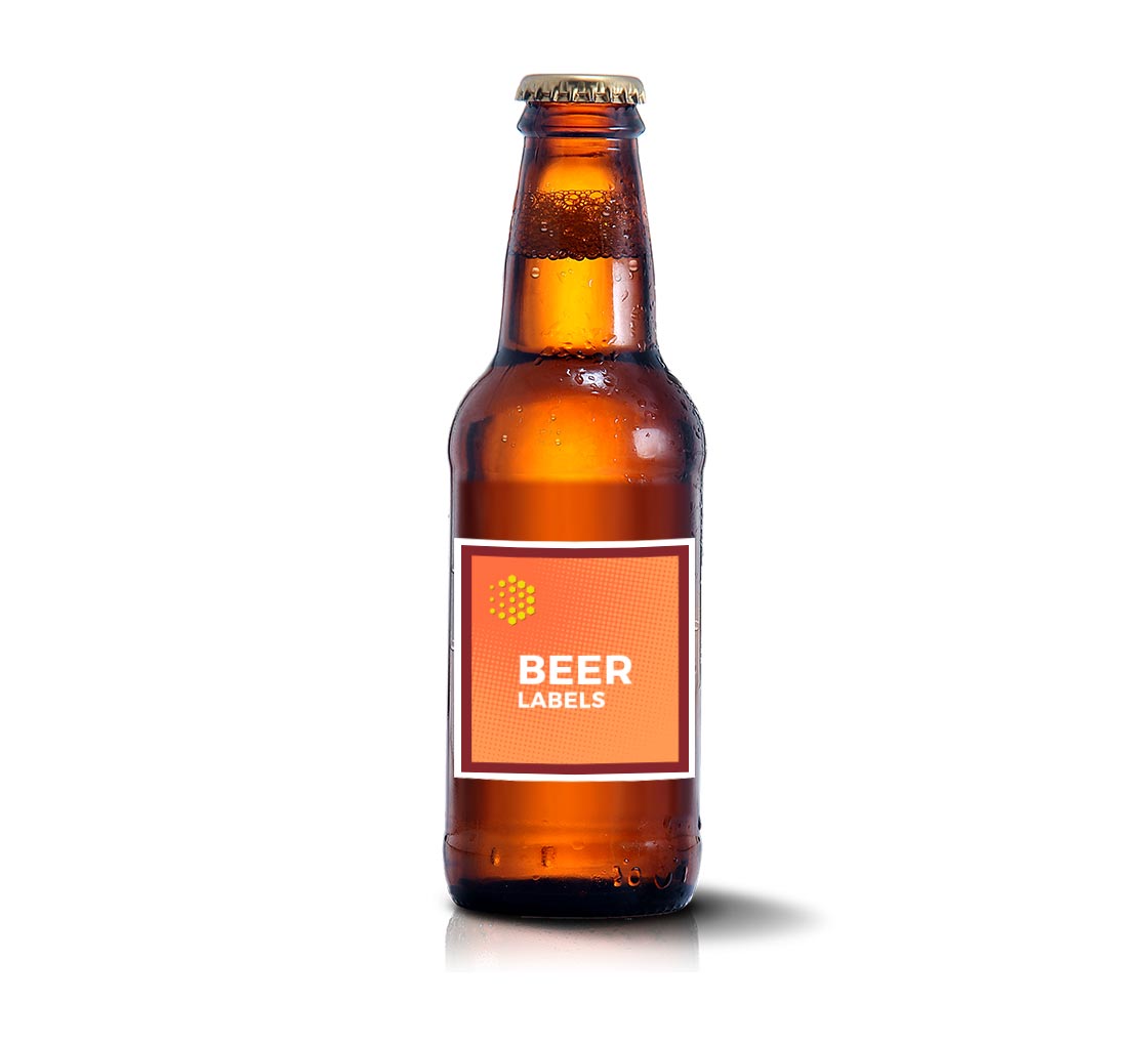 Personalised Custom Beer Bottle Vinyl Labels for home brew larger making 