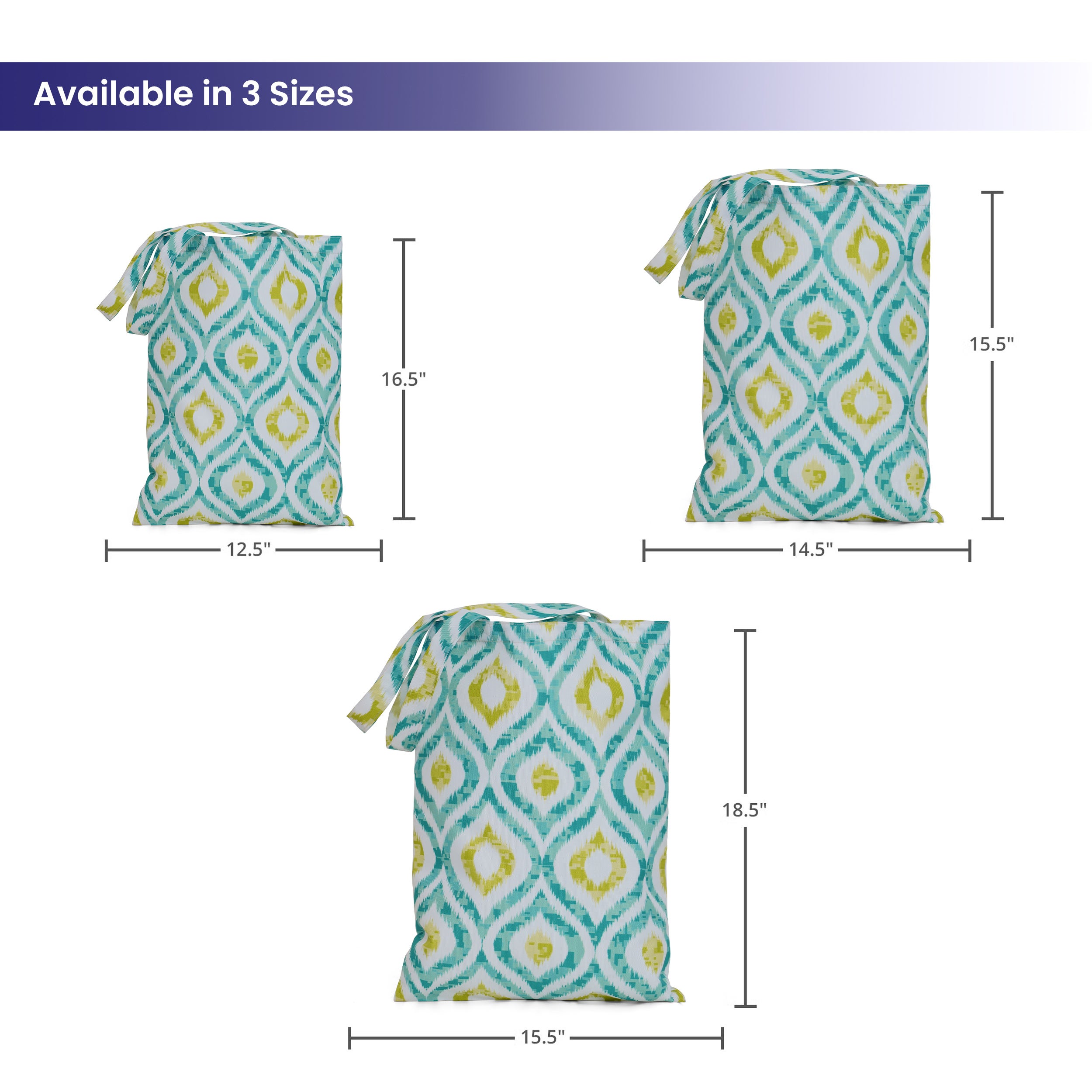 canvas tote bags all side printed available in 3 sizes