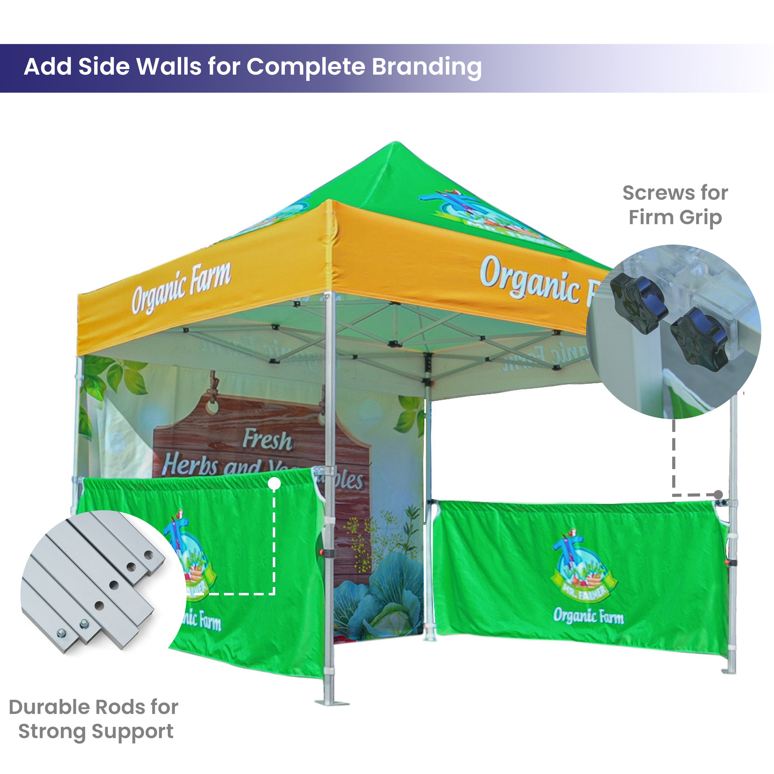 Shop for 10'x10' Custom Canopy Tent at Best Price BannerBuzz