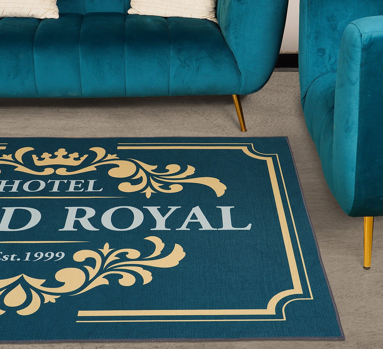 Custom Logo Rugs - Polyester