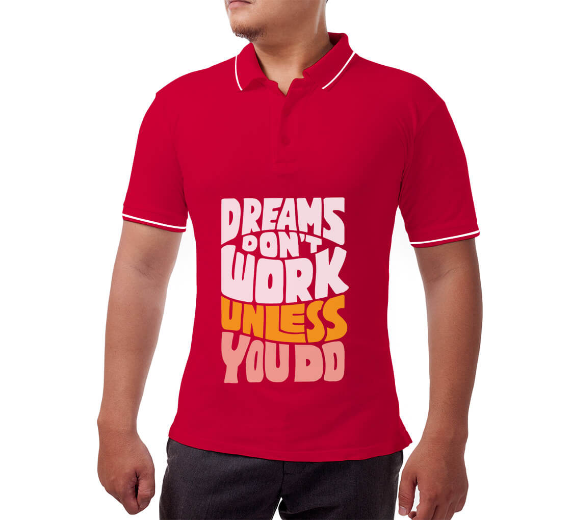 for Custom Printed Red Polo | BannerBuzz