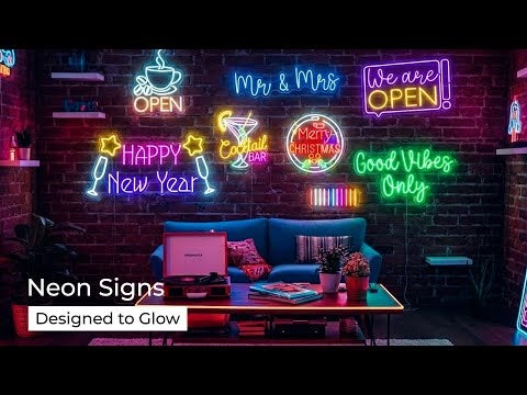 Custom Neon Signs Designed To Glow | Neon Signs Feature