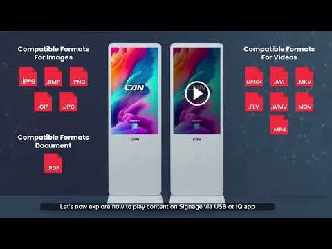 Portable LED Digital Display Signage with Floor Stand