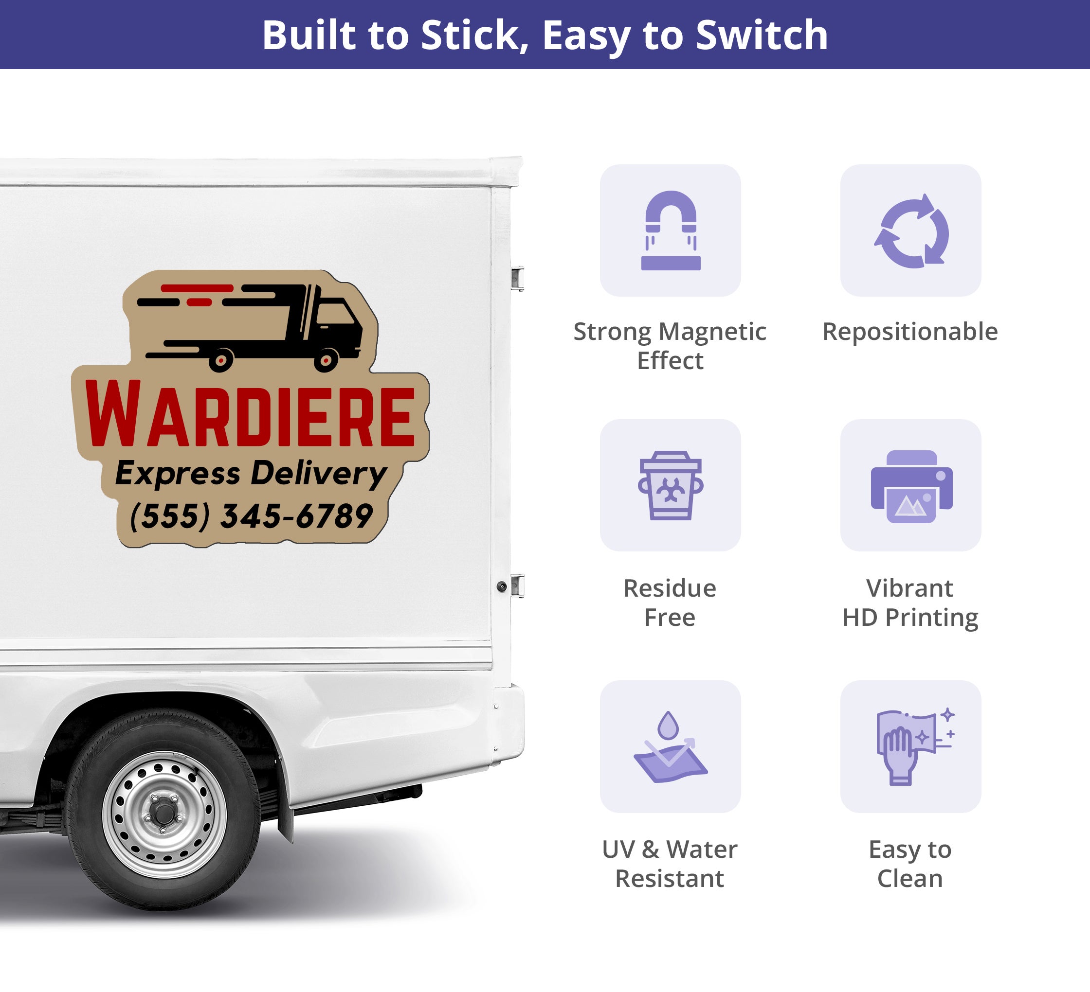 Die-Cut Magnetic Signs