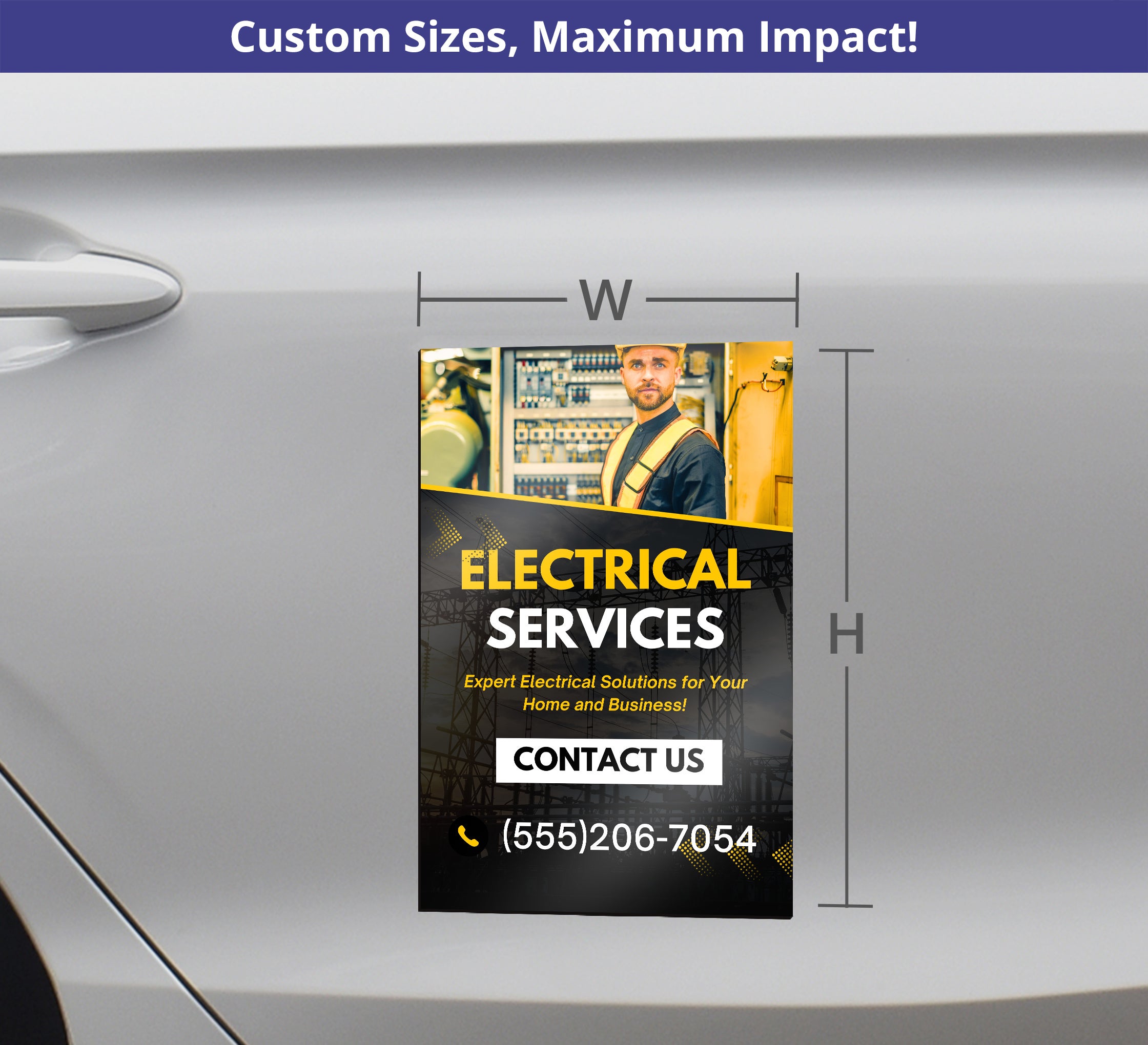 Reflective Magnetic Signs