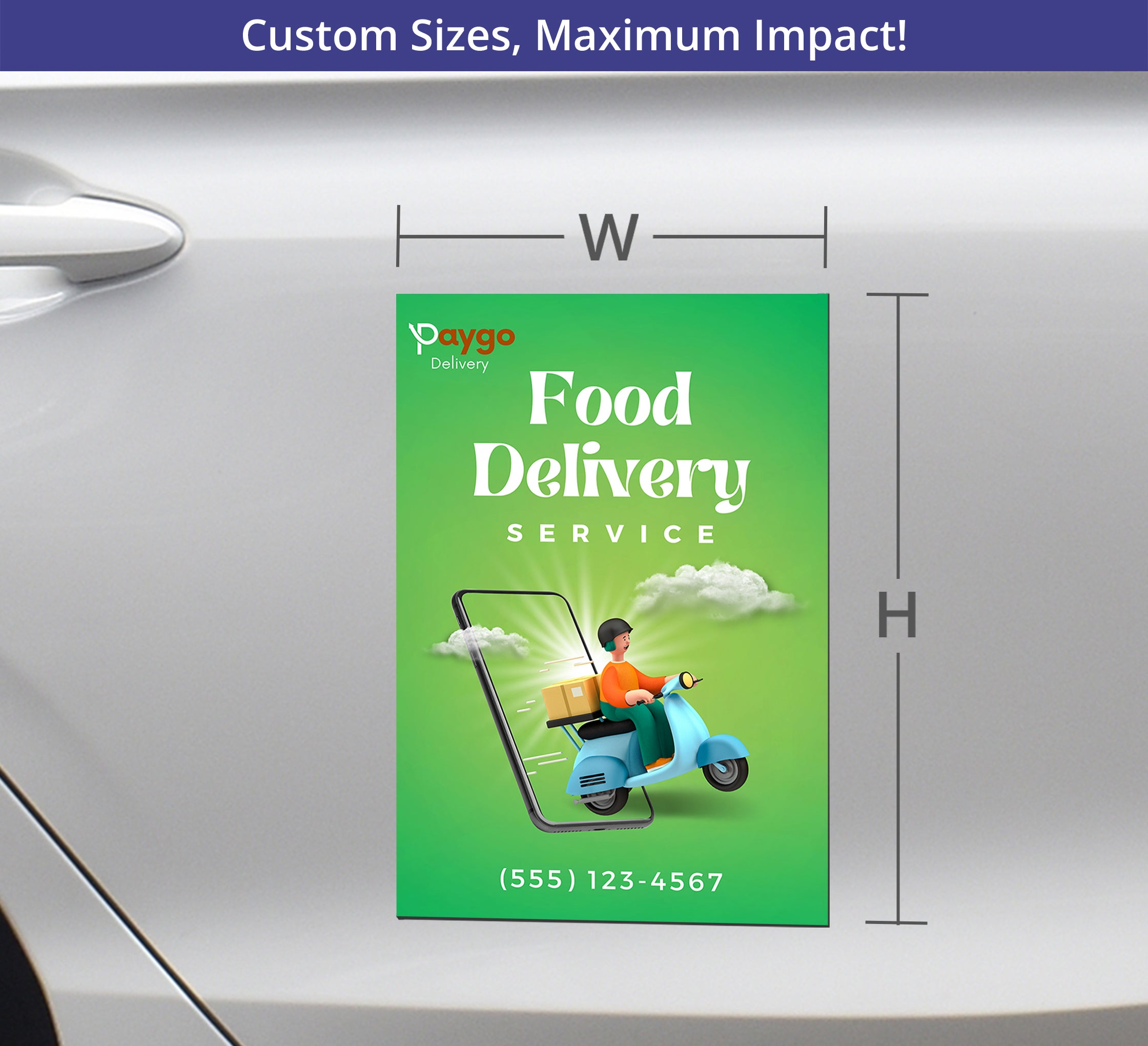 MPD Magnetic Trade Plate Holder for Vans/Commercials