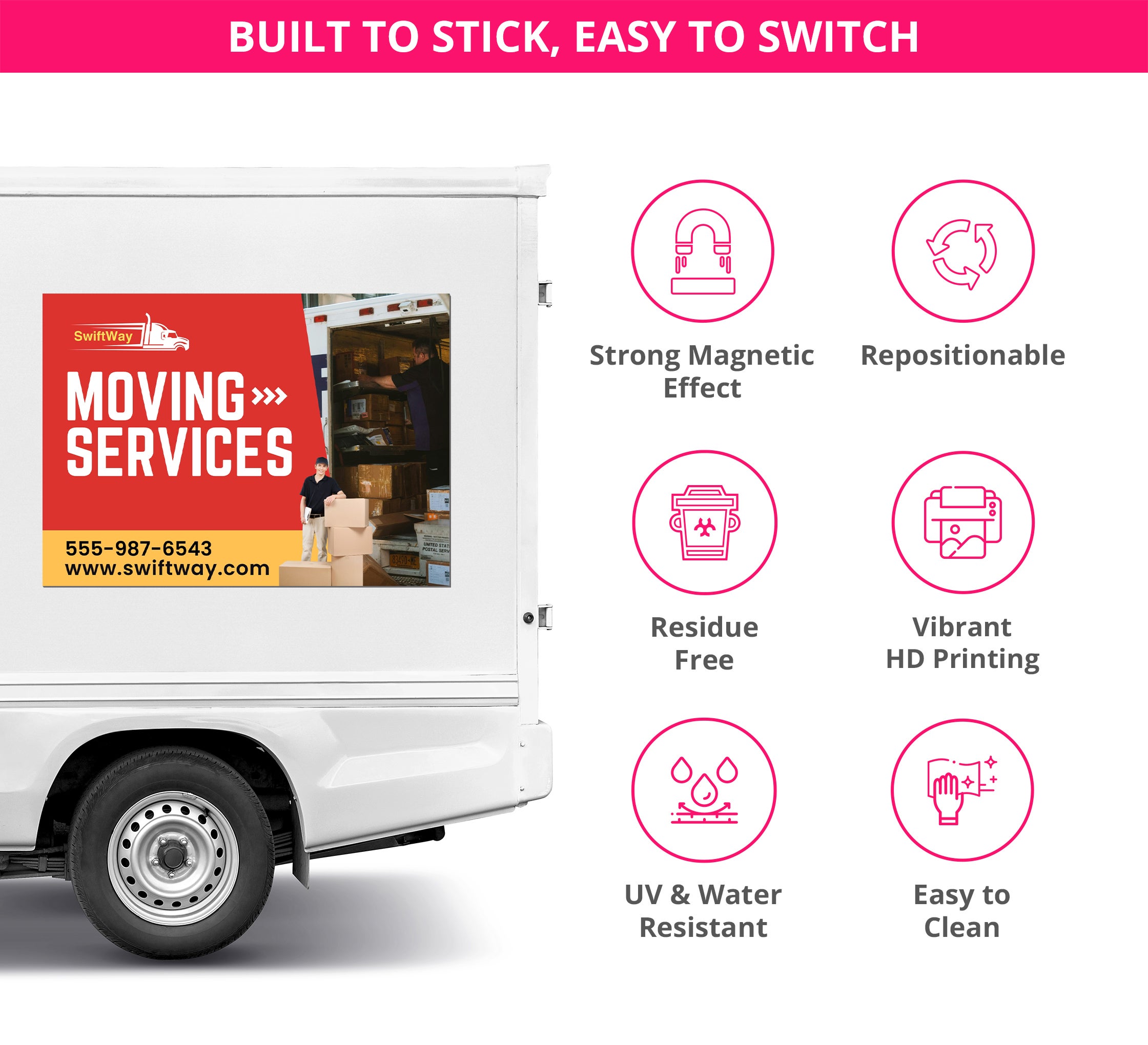 Truck Magnetic Signs