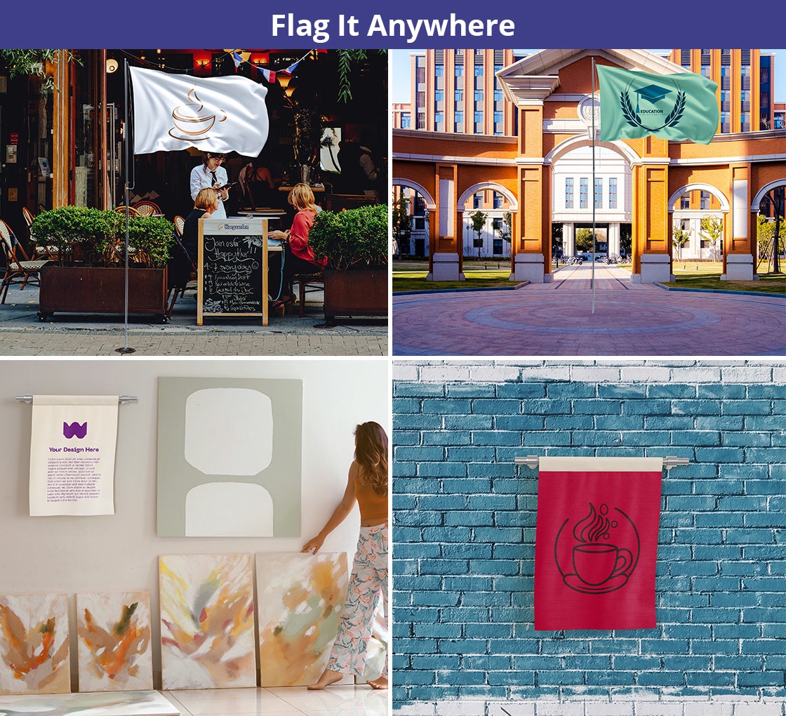 Rectangle Flags - 7