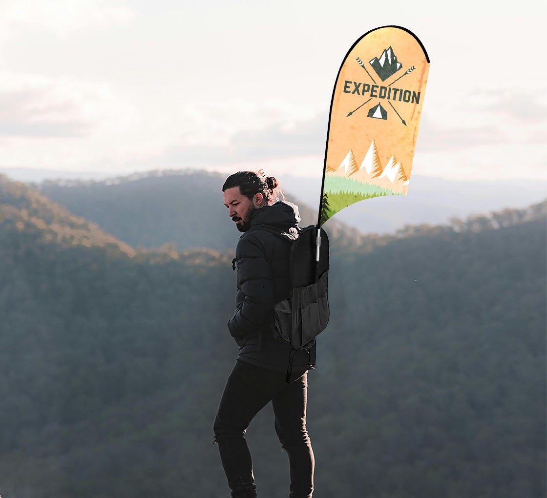 Backpack Flags - U Shape