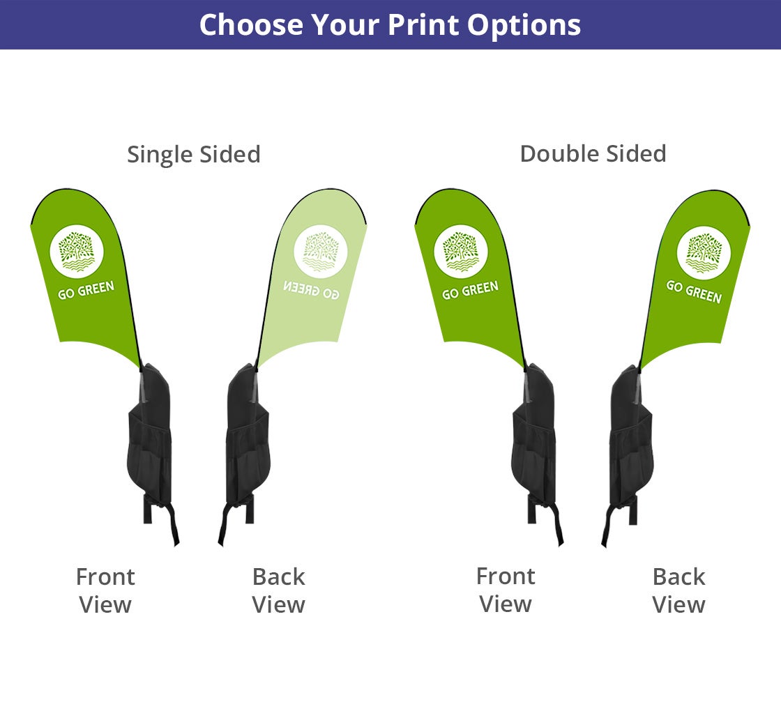 Backpack Flags - U Shape