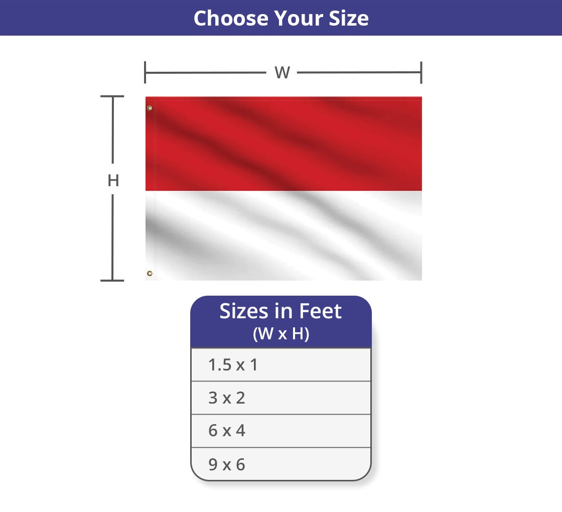 Shop for Indonesia Flags | BannerBuzz