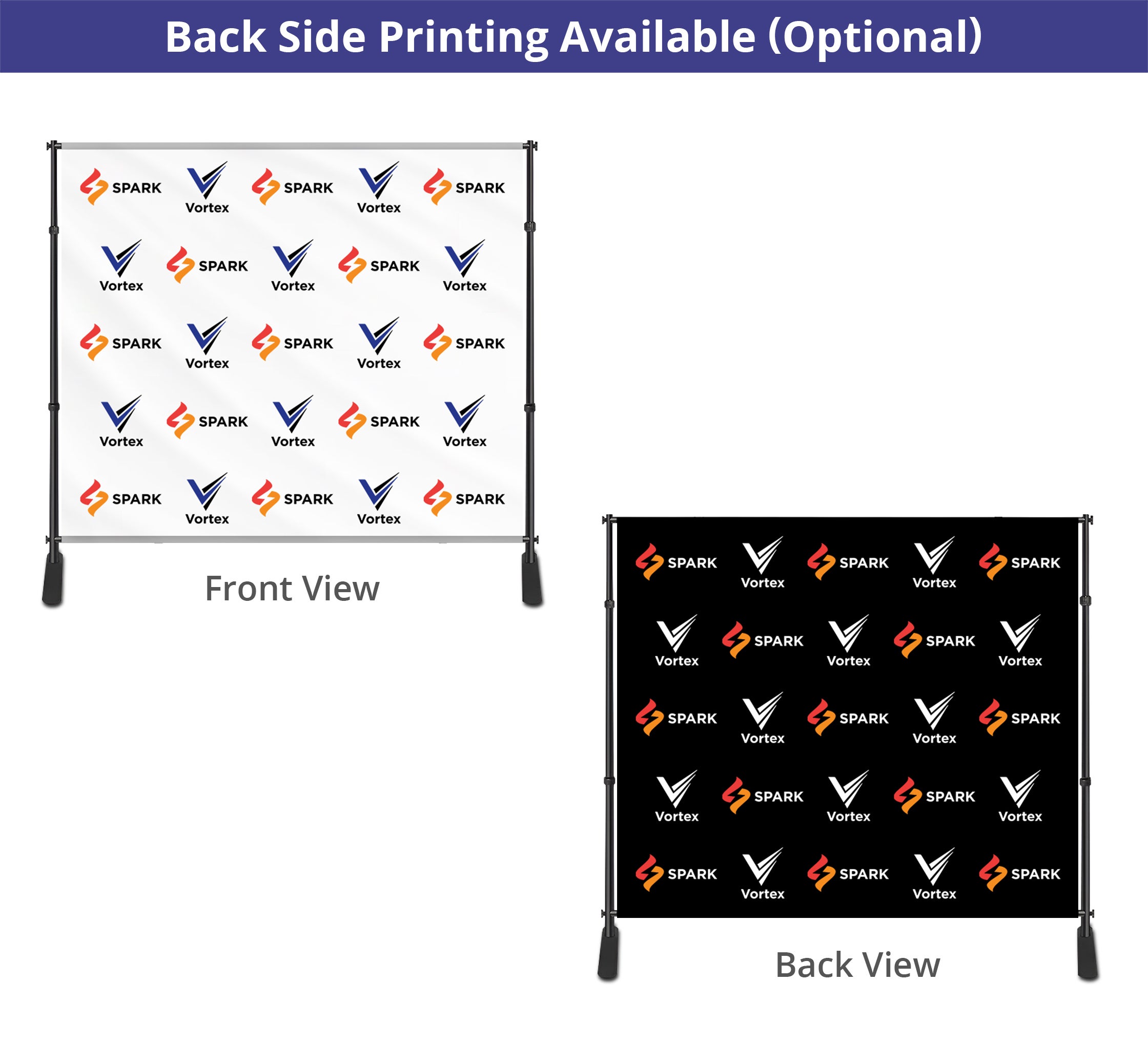 9 ft x 8 ft Step and Repeat Adjustable Banner Stands | BannerBuzz
