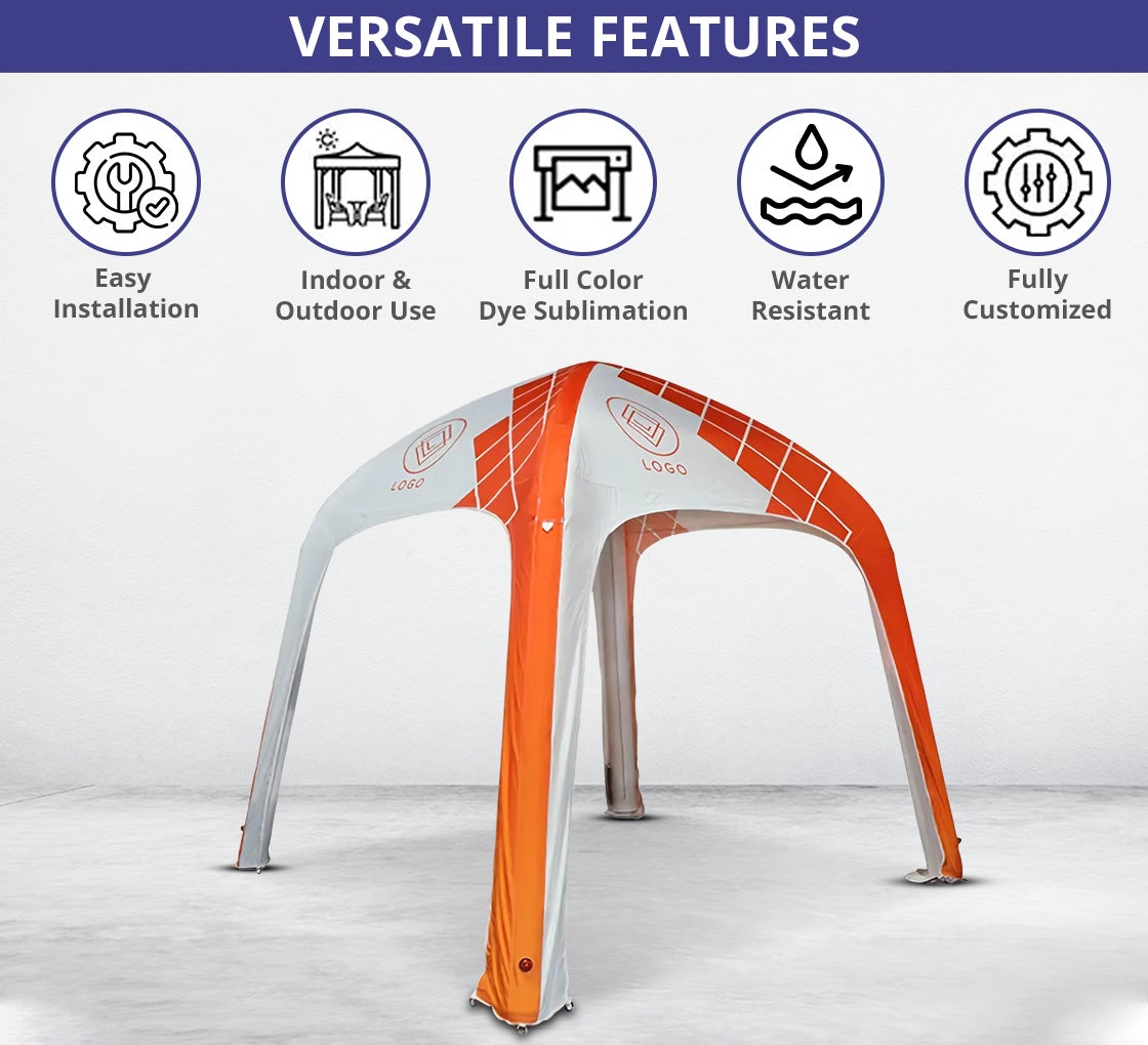 Custom Printed Inflatable Dome Tent - Design 3