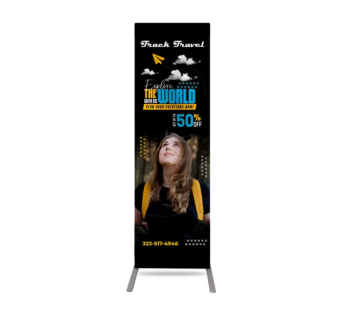 Economy EZ Extend Fabric Display Stand - 1