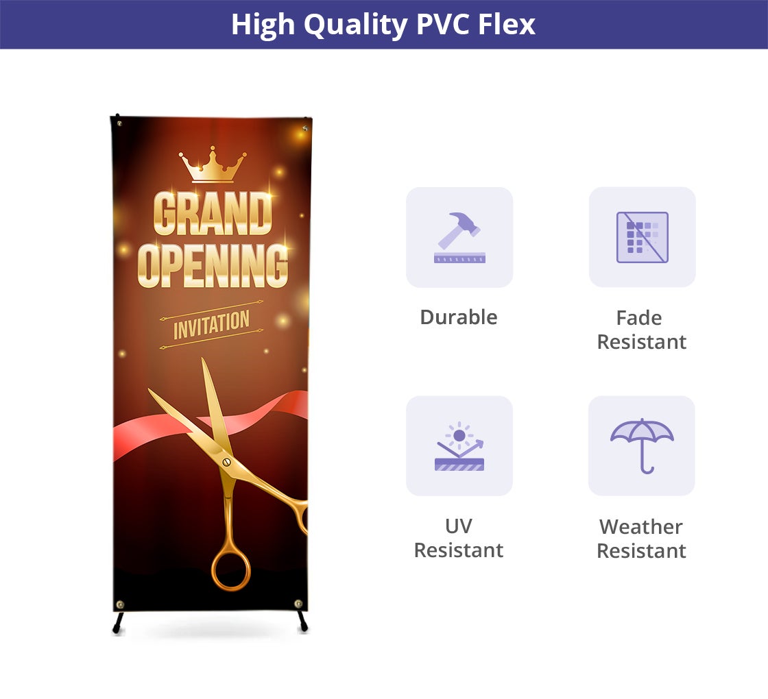Korean Style X Banner Stands - 3