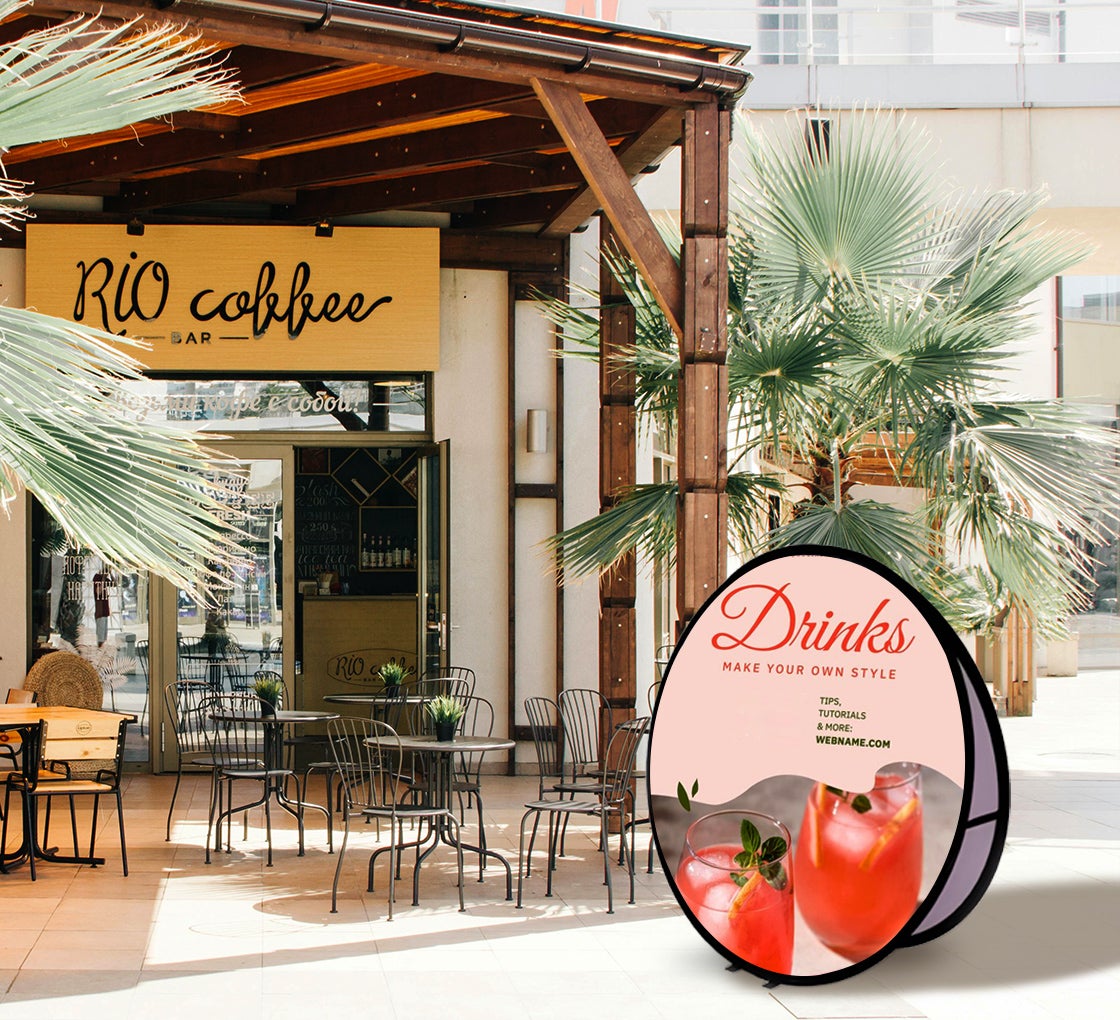 Circle Pop Out Banners