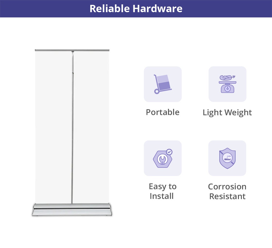 Buy Steppy Retractable Banner Stand for Stimulating Display