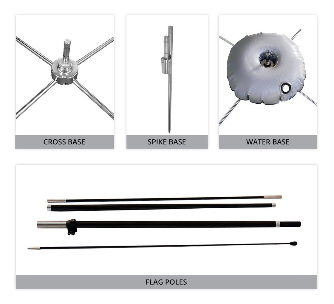 Pre-Printed No Dining Order Online Feather Flag