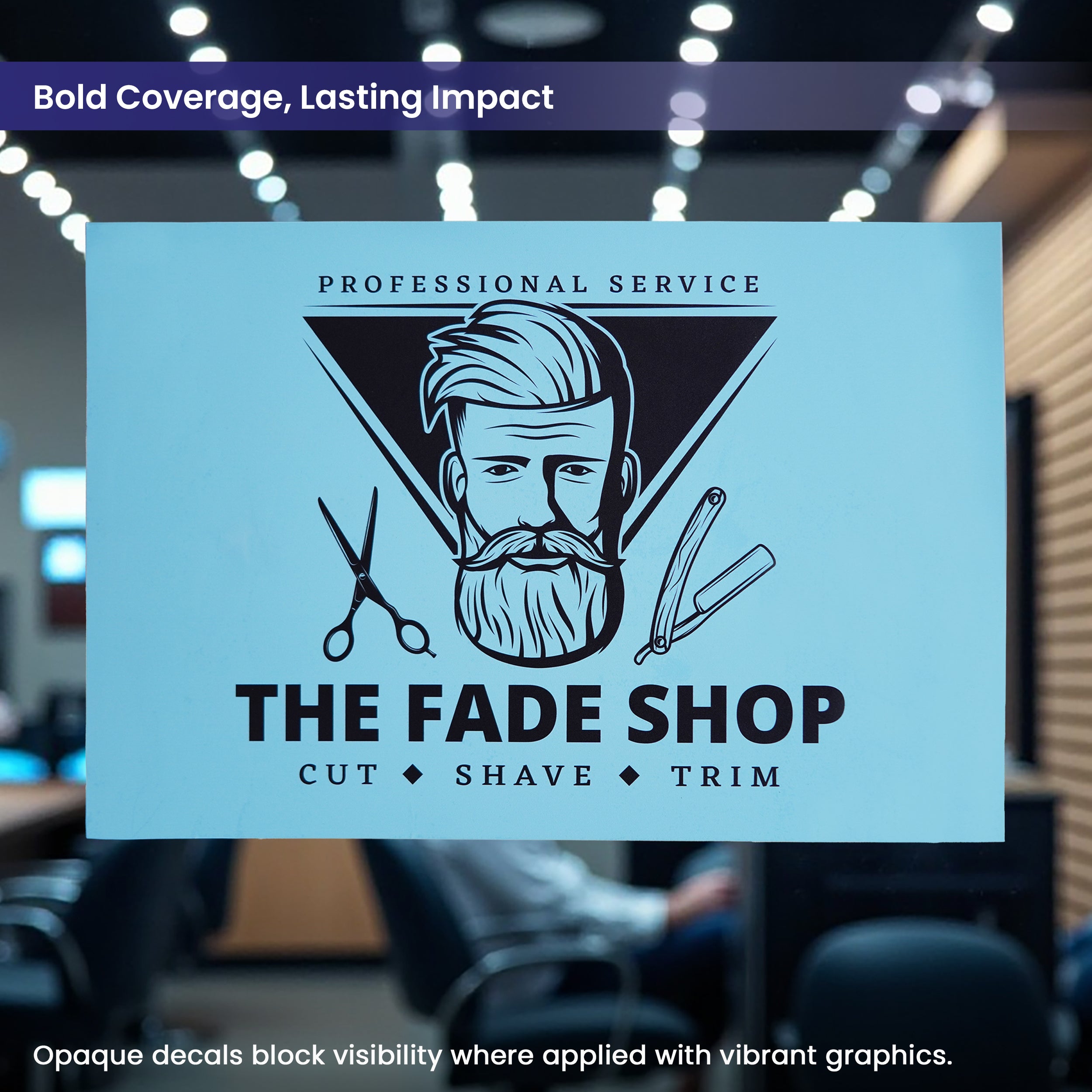 Opaque Window Clings