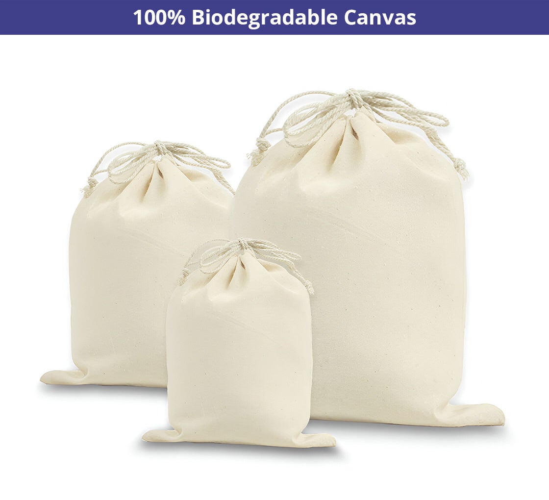Shop Durable and Long-Lasting Canvas Drawstring Bag |BannerBuzz US