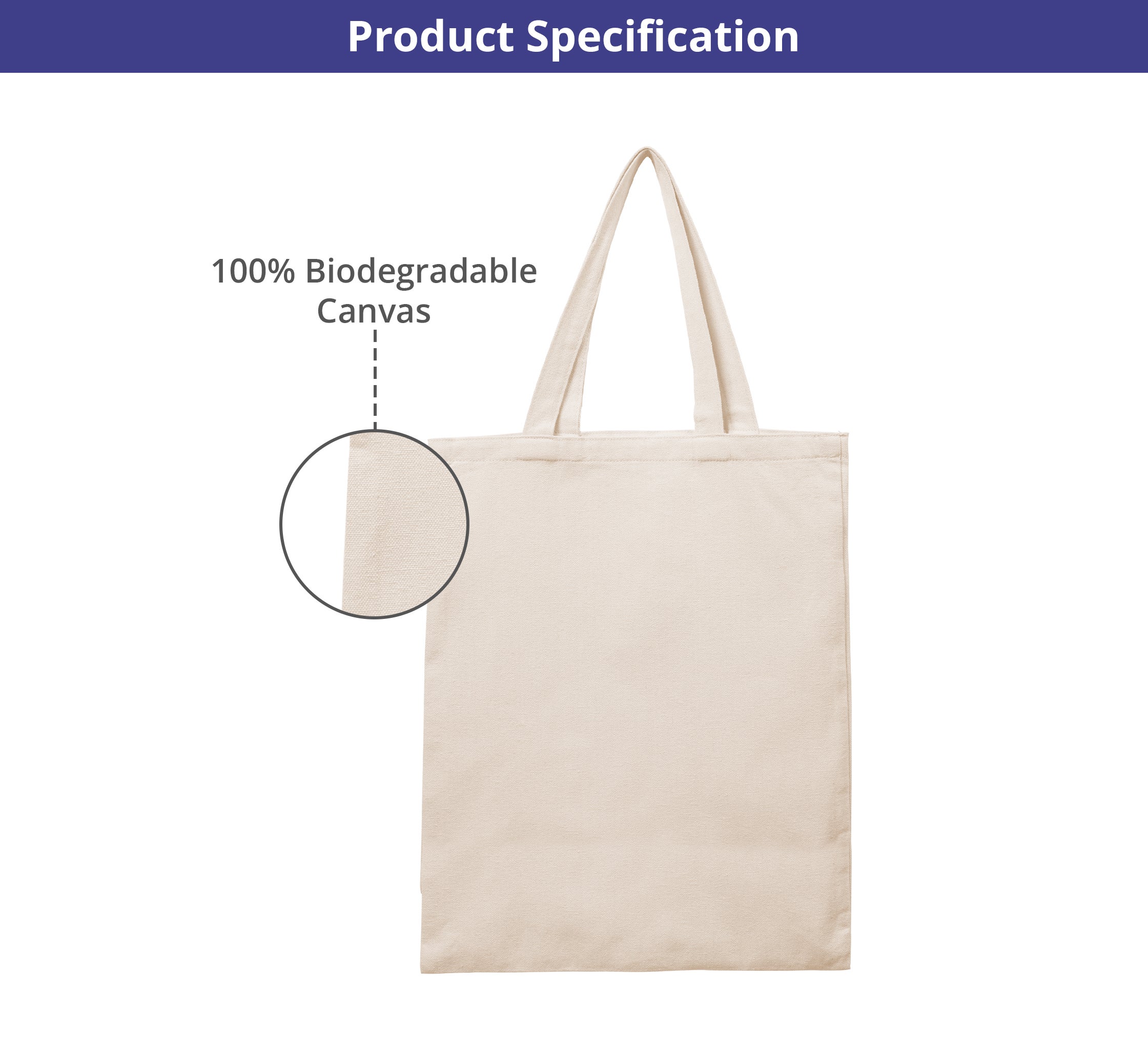 Canvas Tote Bags - Non Printed
