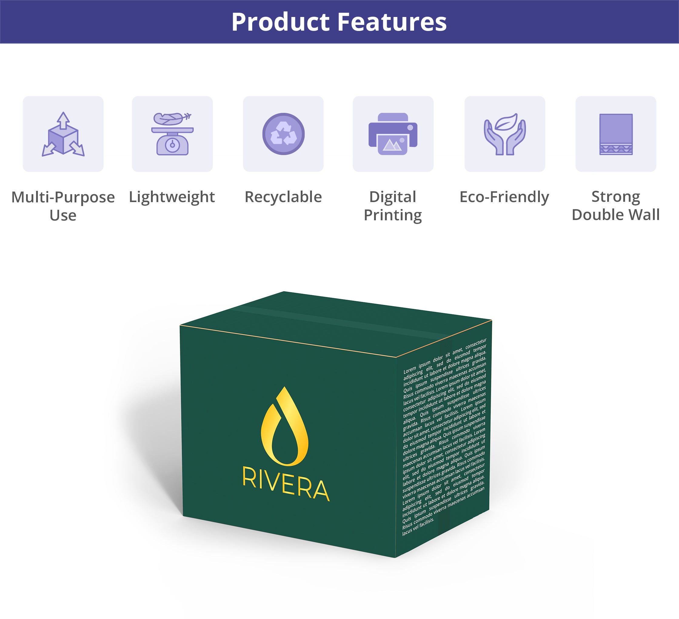 Shipping Boxes - Brown (Printed)