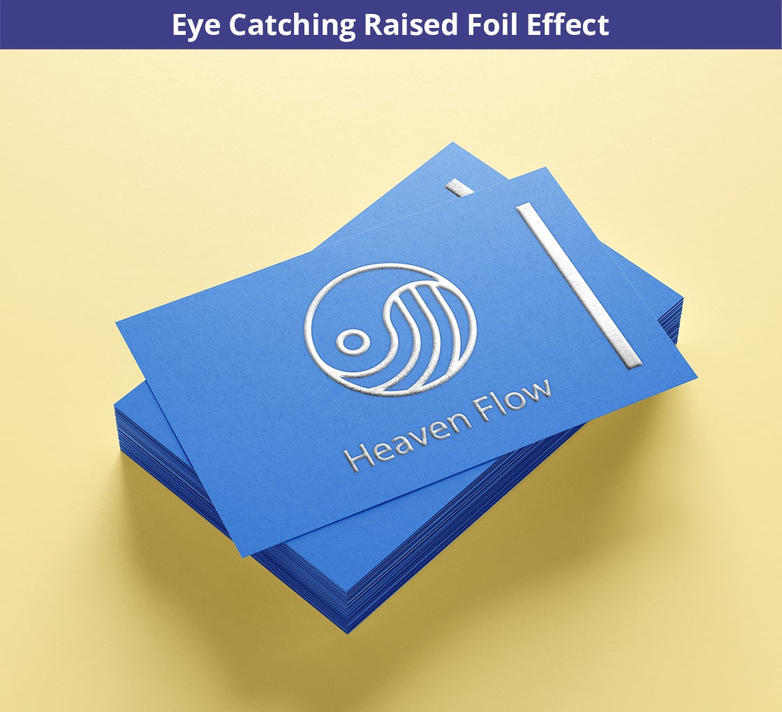 Personalized Raised Foil Business Cards | BannerBuzz