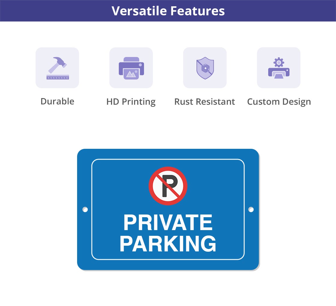 Shop Private Parking Signs | BannerBuzz