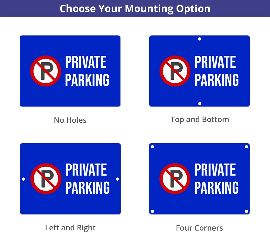 Shop Private Parking Signs | BannerBuzz