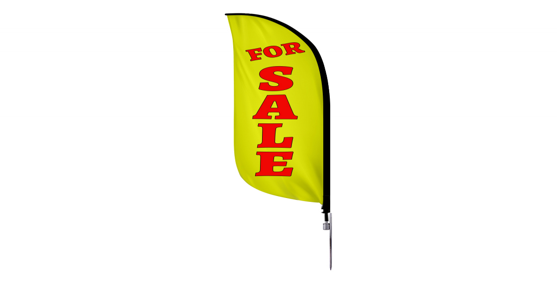 Bicycle Sales Repair Standard Size Swooper Feather Flag Sign by Business Needs