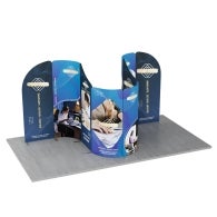 13ft Magnetic Modular Fabric Displays - Curved Shape