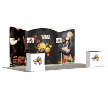 20 Ft Trade Show Booth - Design 7