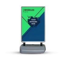 Wheeled Sidewalk sign 