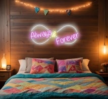 Always And Forever Neon Sign