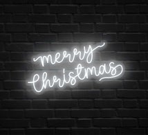 Merry Christmas Neon Sign