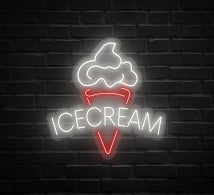 Ice Cream Neon Sign