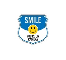Smile, You're On Camera Decal (Non Reflective)